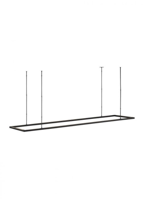 Visual Comfort & Co. Modern Collection The Stagger Halo 84 Damp Rated Integrated Dimmable LED Ceiling Uplight Linear Suspension Uplight Lin, Visual Comfort & Co. Modern Collection MDLS18627B 70PKJ5R 