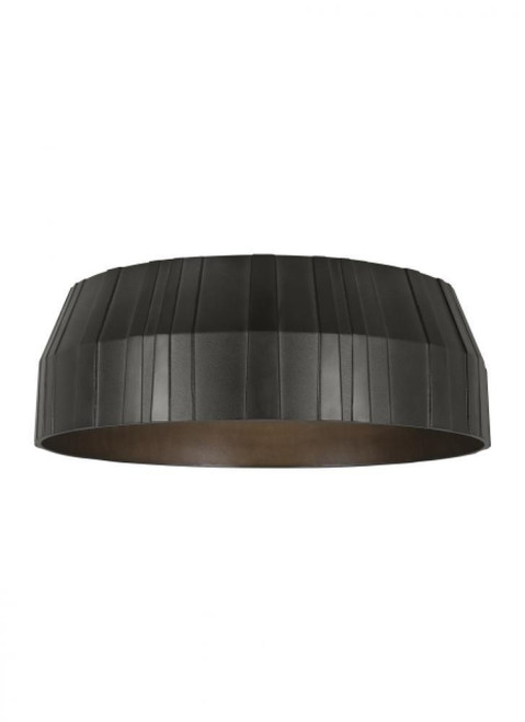 Visual Comfort & Co. Modern Collection The Bling X-Large Damp Rated 1-Light Integrated Dimmable LED Ceiling Flushmount in Plated Dark Bronz, Visual Comfort & Co. Modern Collection CDFM18027PZ 70PKF88 