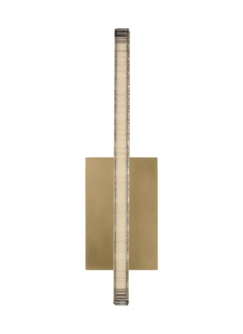Visual Comfort & Co. Modern Collection The Serre Wall Sconce, 1-Light, LED, Natural Brass, 13"H (MDWS18327NB 70PKJ4R) 