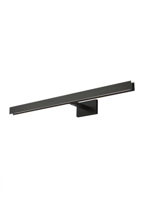 Visual Comfort & Co. Modern Collection The Bau Picture Light, 1-Light, LED, Nightshade Black, 8"W (SLPC12030B 70PKF7V) 