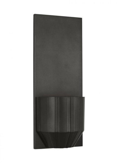 Visual Comfort & Co. Modern Collection The Bling Medium 1-Light Damp Rated Dimmable Wall Sconce in Plated Dark Bronze, Visual Comfort & Co. Modern Collection CDWS181PZ 70PKF86 
