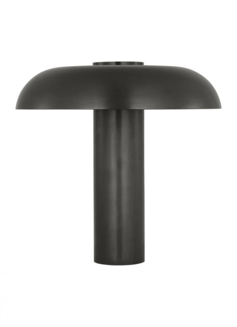 Visual Comfort & Co. Modern Collection Louver Medium Table Lamp, 1-Light, LED, Dark Bronze, 21"W (SLTB26627BZ 70PKK57) 
