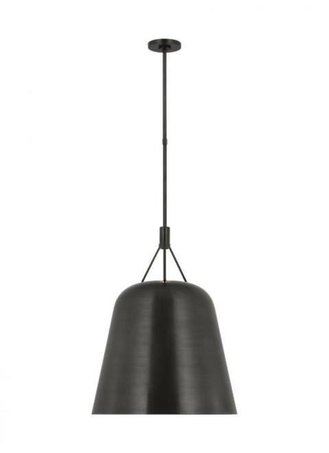 Visual Comfort & Co. Modern Collection Sospeso Tapered X-Large Pendant, 1-Light, Dark Bronze, 26.4"H (SLPD26927BZ 70PKL47) 