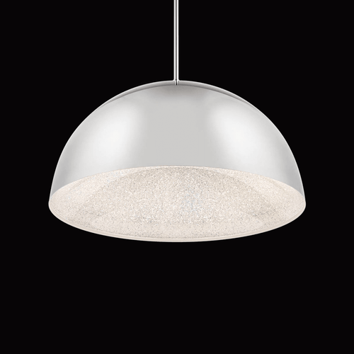 Schonbek Beyond Stardust Pendant, Integrated LED, Polished Nickel, Clear Radiance Crystal (BPD19323-PN YUEX014CZ3) 