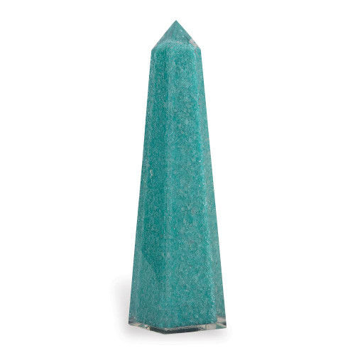 Port 68 Stoneridge Obelisk Sculpture, Turquoise, 4.5"W (ACFS-399-02 YUU704X8GE) 