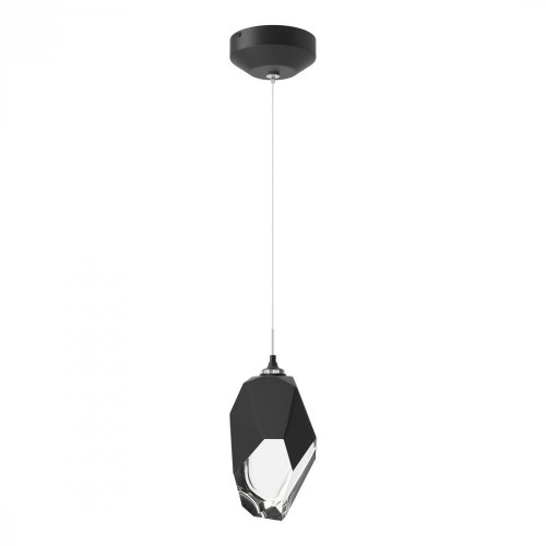 Hubbardton Forge Chrysalis Large Pendant, 1-Light, Black, Black Crystal, 6.1"W (161189-SKT-STND-10-BP0755 5Z93A5) 
