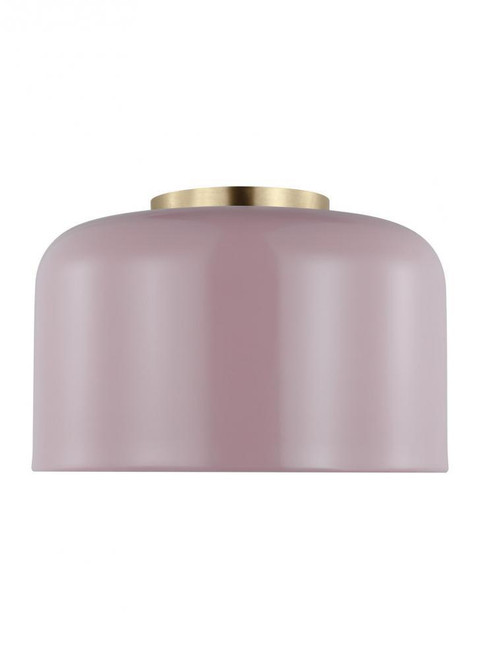 Visual Comfort & Co. Studio Collection Malone Flush Mount, 1-Light, LED, Rose, 10.75"W (7505401EN3-136 70703YF) 