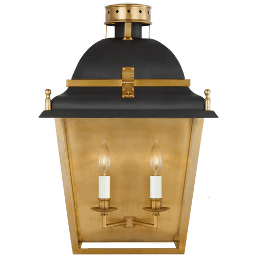 Visual Comfort & Co. Signature Collection Coventry Large Wall Lantern, Visual Comfort & Co. Signature Collection CHD 2108BLK/AB D662F 