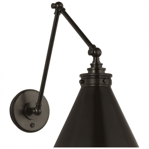 Visual Comfort & Co. Signature Collection Parkington Double Library Wall Light - Bronze 