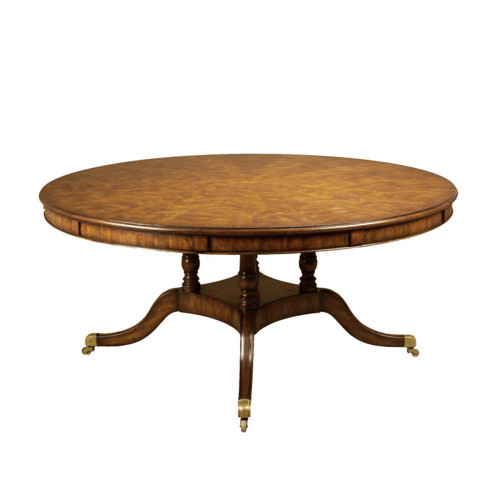 Maitland-Smith Roundabout Dining Table, Aged Regency Mahogany, 88"W (8103-35 YUU906TR8M) 