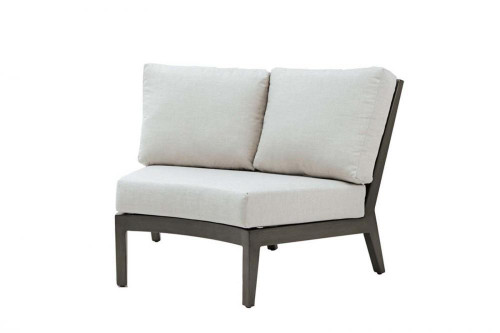 Ratana Lucia Sectional Wedge Corner, Canvas, Ash Gray Frame, 50"W (FN54452ASG-C-FO5115 YUU900438P) 