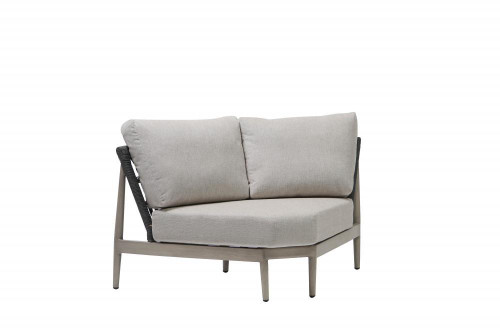 Ratana Coconut Grove Sectional Corner, Black, Pearl Frame, Lithium Pearl Durastrap, 56.5"W (FN60153LPR-V-FO5129 YUU9004492) 