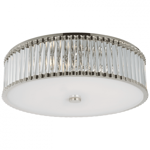 Visual Comfort & Co. Signature Collection Kean Flush Mount - Polished Nickel 7" 