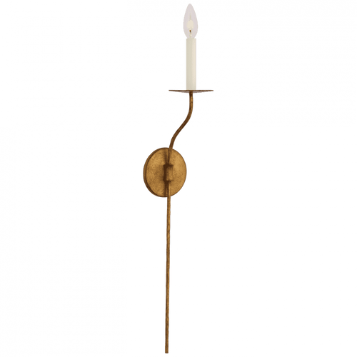 Visual Comfort & Co. Signature Collection Belfair Large Tail Sconce - Gilded Iron 