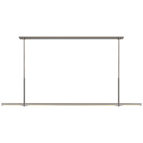 Visual Comfort & Co. Signature Collection Axis Large Linear Pendant - Polished Nickel 