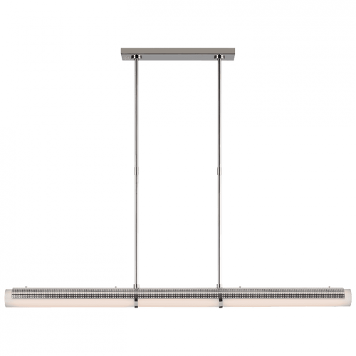 Visual Comfort & Co. Signature Collection Precision Large Linear Chandelier - Polished Nickel 