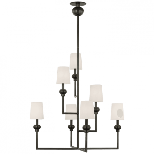 Visual Comfort & Co. Signature Collection Comtesse XL Offset Chandelier - Bronze 