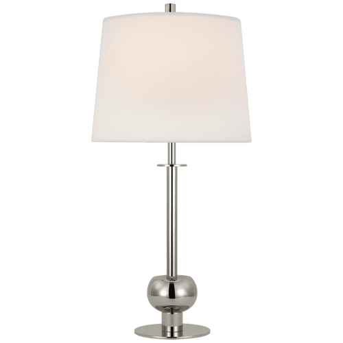 Visual Comfort & Co. Signature Collection Comtesse Medium Table Lamp - Polished Nickel 