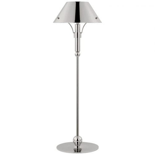 Visual Comfort & Co. Signature Collection Turlington Medium Table Lamp - Polished Nickel 