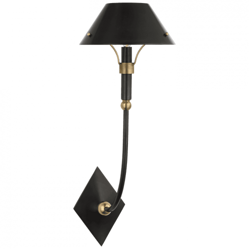 Visual Comfort & Co. Signature Collection Turlington Large Sconce - Hand-Rubbed Antique Brass and Bronze 
