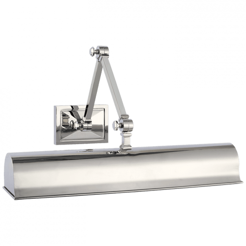 Visual Comfort & Co. Signature Collection Jane Double Library Light - Polished Nickel 18.5" 