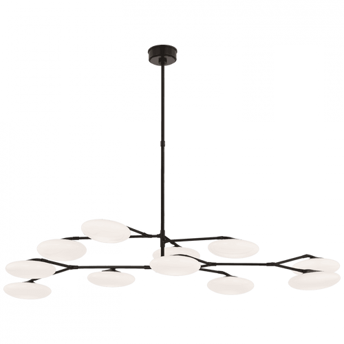Visual Comfort & Co. Signature Collection Brindille Extra Large Two Tier Chandelier - Gun Metal 