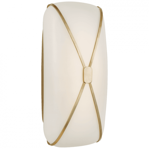 Visual Comfort & Co. Signature Collection Fondant Linear Bath Sconce - Soft Brass 13.5" 