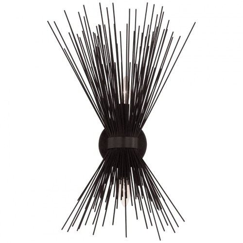 Visual Comfort & Co. Signature Collection Strada Medium Sconce - Aged Iron 