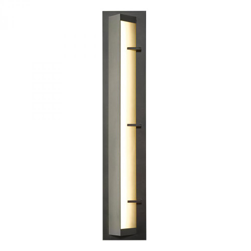 Hubbardton Forge Wedge Wall Sconce, LED, Soft Gold, Clear Glass, 24.3"W (OPEN BOX 207910-LED-84-ZM0484) 