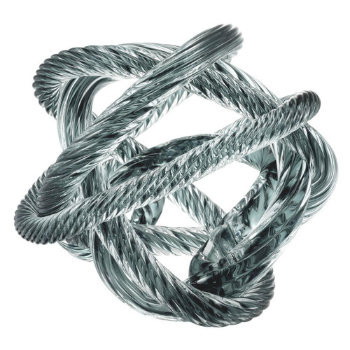 Eichholtz Dominico Desk Accessory, Large, Gray Blue Glass, 7.87"W (113529 YV0J03YX04) 