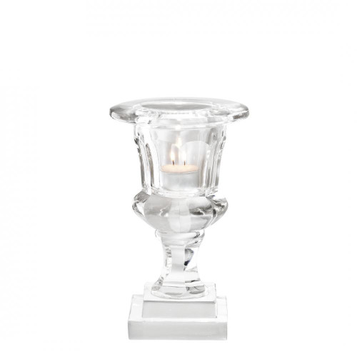 Eichholtz Corolle Tea Light Candle Holder, Clear Glass, 4.72"W (108832 YV0J041WNZ) 