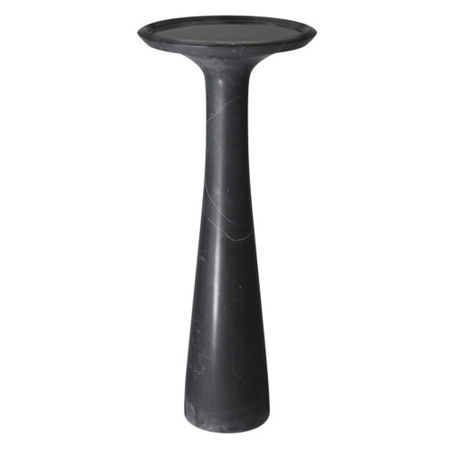 Eichholtz Pompano Side Table, Large, Black Marble, 28.15"H (114329 YV0J041URX) 