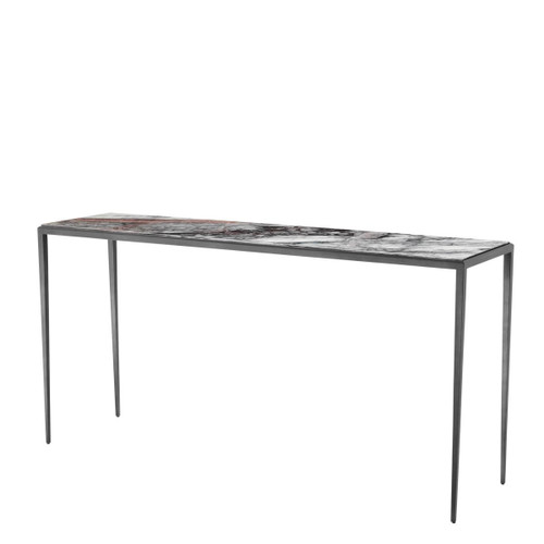 Eichholtz Henley Console, Large, White Marble, Bronze, 59.84"W (111467 YV0J03YW0N) 