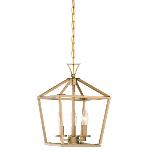 Savoy House Townsend Pendant, 3-Light, Warm Brass, 15"H (3-420-3-322 ALVMU) 