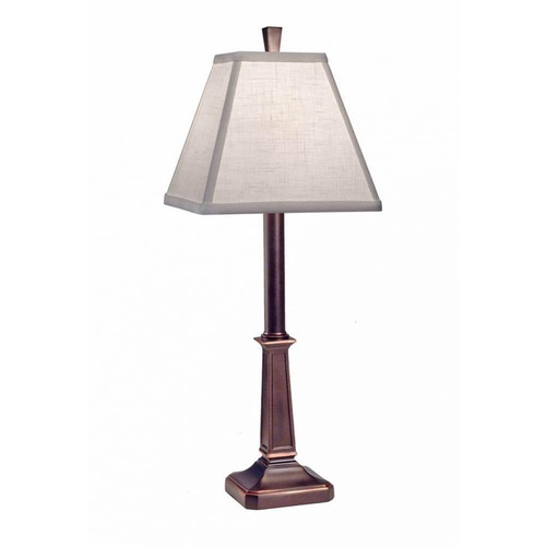 Stiffel Buffet Lamp, 1-Light, Oxidized Bronze, Cream Aberdeen Fabric Shade, 22"H (BL-N8167-OB YV0J07RREU) 