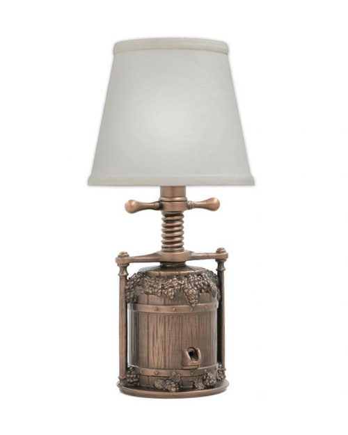 Stiffel Table Lamp, 1-Light, Antique Old Bronze, Cream Aberdeen Fabric Shade, 13"H (ML-AC9536-AOB YV0J07RTDZ) 