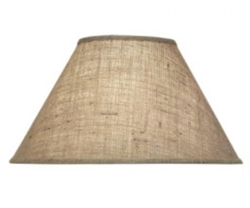 Stiffel Replacement Lampshade, Hardback Empire, Natural Burlap, Brass Top Ring, 8" Top x 20" Bottom x 12" Height (ST8 YV0J07RVCX) 