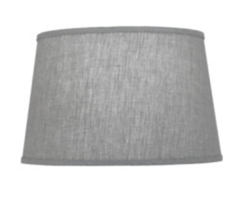 Stiffel Replacement Lampshade, Hardback Drum, Geneva Linen Ash, Nickel Top Ring, 13" Top x 16" Bottom x 10" Height (ST13 YV0J07RVD2) 