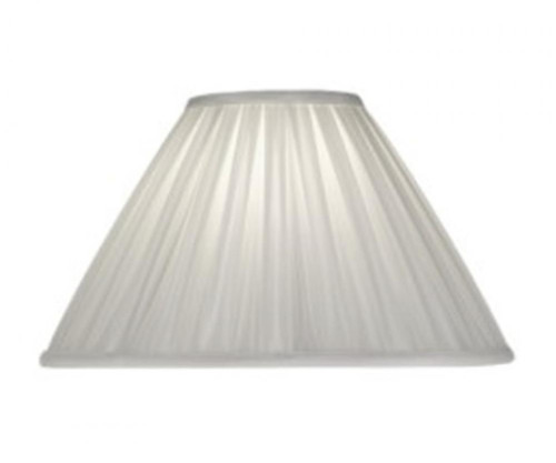 Stiffel Replacement Lampshade, Softback Empire, Box Pleated Oyster Silksheen, Brass Top Ring, 6" Top x 17" Bottom x 11" Height (ST20 YV0J07RVD9) 