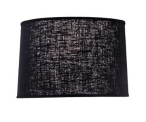 Stiffel Replacement Lampshade, Hardback Drum, Chelsea Black, Nickel Top Ring, 14" Top x 15" Bottom x 10" Height (ST22 YV0J07RVDC) 