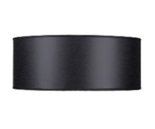 Stiffel Replacement Lampshade, Hardback Shallow Drum, Black Opaque Silver Foil, Nickel Top Ring, 18" Top x 18" Bottom x 7" Height (ST24 YV0J07RVDE) 