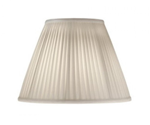 Stiffel Replacement Lampshade, Softback Empire, Side Pleated Off-White Camelot, Nickel Top Ring, 10" Top x 20" Bottom x 15" Height (ST29 YV0J07RVDK) 