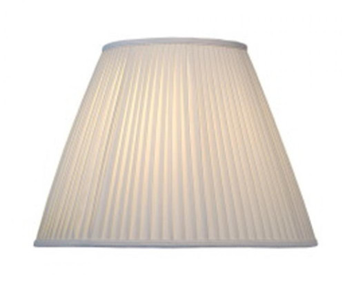Stiffel Replacement Lampshade, Softback Empire, Side Pleated Off-White Camelot, Nickel Top Ring, 8" Top x 16" Bottom x 12" Height (ST32 YV0J07RW8T) 