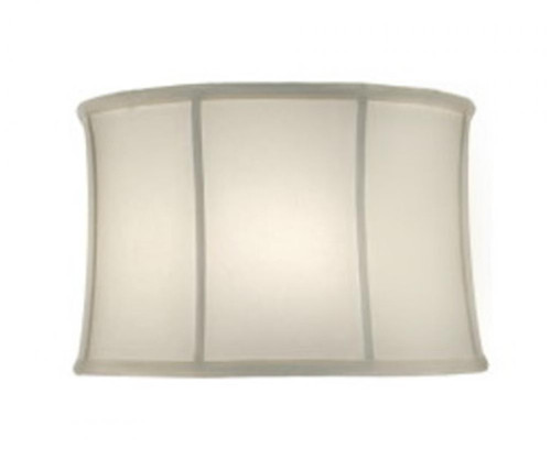 Stiffel Replacement Lampshade, Softback Drum, Off-White Camelot, Brass Top Ring, 17" Top x 18" Bottom x 12" Height (ST47 YV0J07RW98) 
