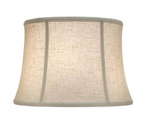Stiffel Replacement Lampshade, Modified Softback Bell, Cream Aberdeen, Brass Top Ring, 13" Top x 16" Bottom x 11" Height (ST109 YV0J07RWC5) 