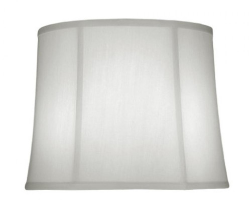 Stiffel Replacement Lampshade, Softback Deep Drum, Off-White Silk Shantung, Nickel Top Ring, 13" Top x 15" Bottom x 12" Height (ST111 YV0J07RWC7) 
