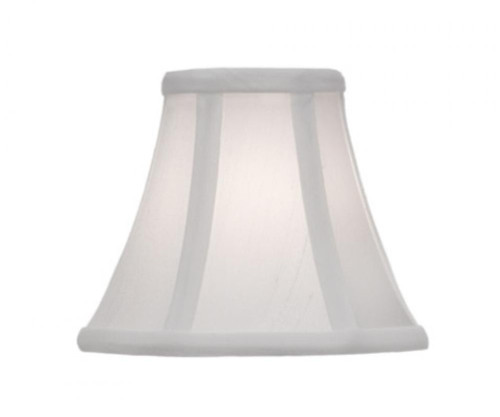 Stiffel Replacement Lampshade, Softback Mini Bell with Candlecup, Off-White Silk Shantung, 3" Top x 6" Bottom x 5" Height (ST117 YV0J07RWCE) 