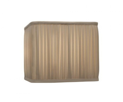 Stiffel Replacement Lampshade, Box Pleated Softback Round Corner Square, Ivory Shadow, Brass Top Ring, 14" Top x 14" Bottom x 12" Height (ST138 YV0J07RX86) 