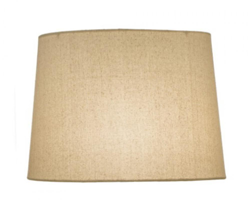 Stiffel Replacement Lampshade, Hardback Tapered Drum, Rolled Edge Bombay Natural, Brass Top Ring, 12" Top x 14" Bottom x 10" Height (ST173 YV0J07RX94) 