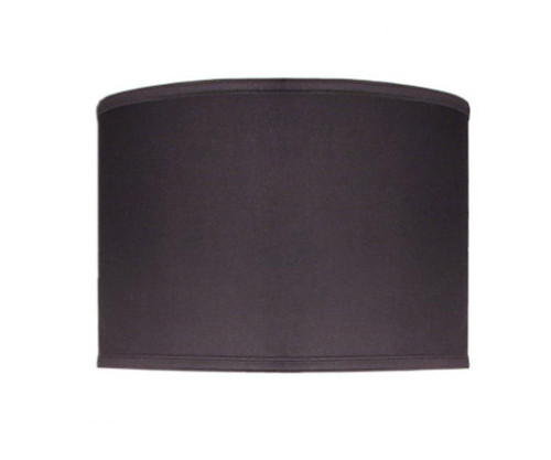 Stiffel Replacement Lampshade, Hardback Drum, Black Butcher Linen, Brass Top Ring, 17" Top x 17" Bottom x 12" Height (ST199 YV0J07RX9Y) 